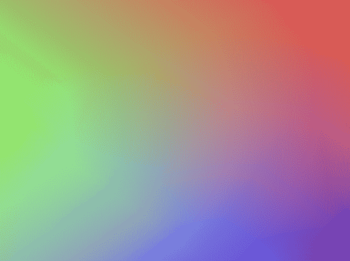 Gradient w 4 bitowej głębi kolorów z ditheringiem