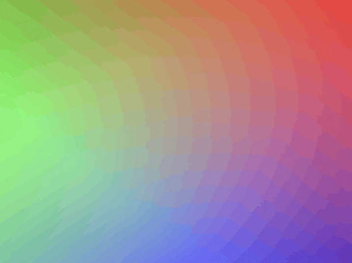 Gradient w 8 bitowej głębi kolorów