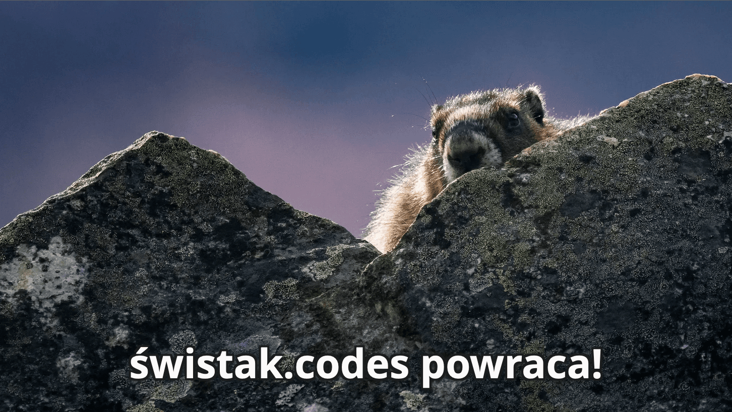 Okładka artykułu 'świstak.codes powraca'